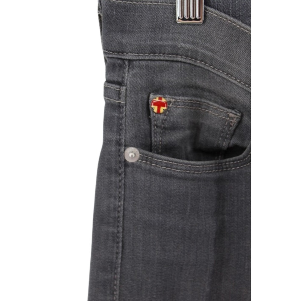Hudson Collin midrise skinny jeans in black denim, women's size 25 - Picture 6 of 7